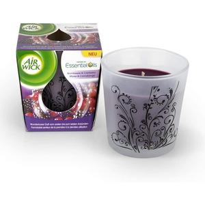 Ароматическая свеча Feel-Good Blackberry & Cranberry, Ароматическая свеча в стакане, Декоративная свеча Air Wick