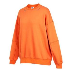 Толстовка (WMNS) AS W Nike Sportswear SWSH FLC GX Crew OS Sport SPICE