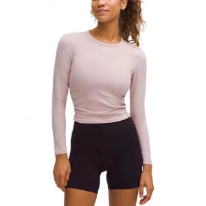 Футболка All It Takes Crop Top Women's Lululemon, розовый