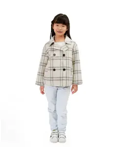 Детское пальто из шерстяной смеси Girl Adore You Belle & Bloom, White