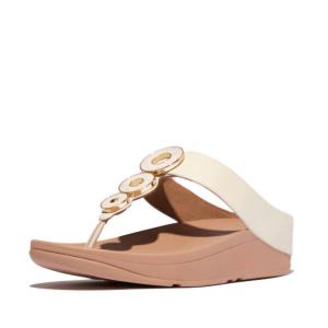 Women's Fino Resin Toe Post Sandal In Paris Beige Fitflop