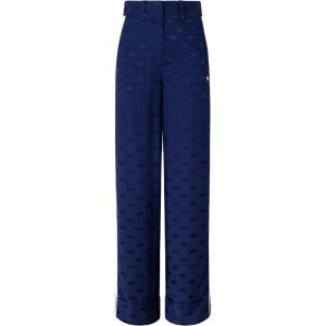 Трикотажные спортивные штаны женские темно-синие Adidas Originals