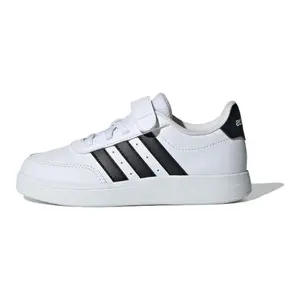 BREAKNET 2.0 Детские кроссовки для скейтбординга Kids Low-top Cloud White/Core Black/Core Black Adidas, черный