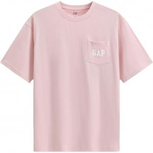Футболка Unisex Crew Neck Moderate GAP, светло-розовый