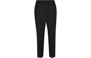 Брюки зауженные с высокой посадкой Brunello Cucinelli, черные