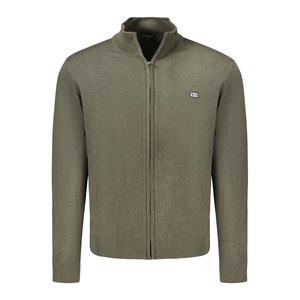 Зеленый полиамидный мужской кардиган Geographical Norway