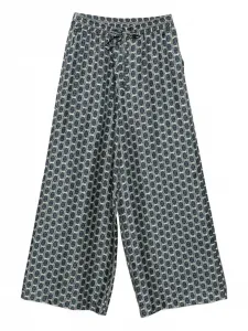 Брюки палаццо Aloe Pierre-Louis Mascia, зеленый