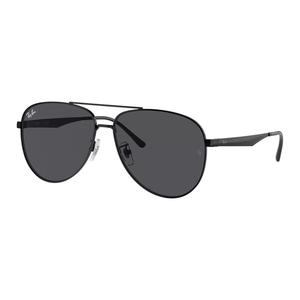 RayBan Металлические авиаторские солнцезащитные очки унисекс черные, Black