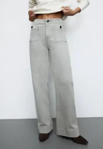 Расклешенные джинсы d77 Stradivarius, Dark Grey