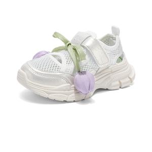 Дышащая, износостойкая, нескользящая детская обувь для повседневной носки RHOBESAM, белый