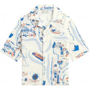 Рубашка New York Thompson Camp для детей 3-7 лет KITH, Sand