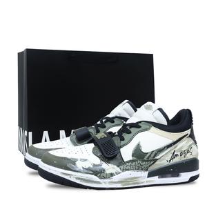 Jordan Air Legacy Desert Storm низкие детские баскетбольные кроссовки Green Unisex