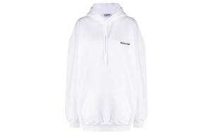 Толстовка женская Balenciaga удлиненная, белый