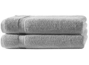 Банное полотенце Carpe Sonno серебристый, 70/140 см