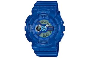 CASIO Часы Women's BABY-G Blue Watch BA-110BC-2, Blue Dial