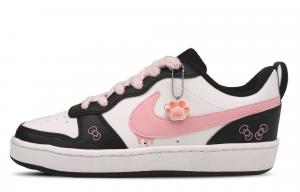 Court Borough sparkling aromatic нескользящие амортизирующие устойчивые к истиранию низкие кроссовки для скейтбординга детские Nike, черный