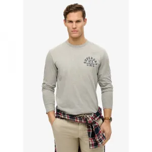 Лонгслив Superdry Athletic Ess, серый