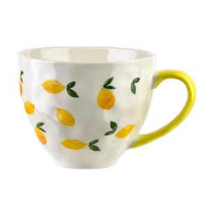 Фарфоровая кружка лимонно-желтого цвета, 11x15x9 см Mondex, желтый