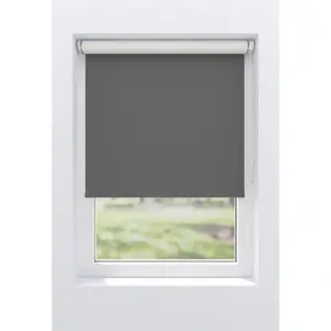 Рулонная штора мой дом «Ina», затемнение, теплозащита, энергосберегающая теплоизоляция, с сверлением/без сверления, свободновисящая, белая спинка, крепление Klemmfix или винтами My Home, цвет grau/grau + weiß