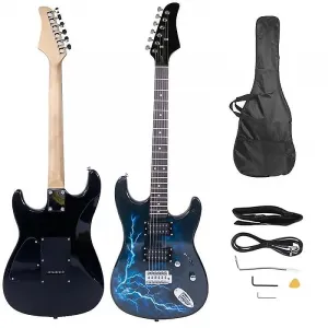 Unbranded Новая модная электрогитара Lightning Style ST-E с комплектом сумки