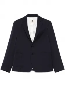 Пиджак из вирджинской шерсти Barena, синий