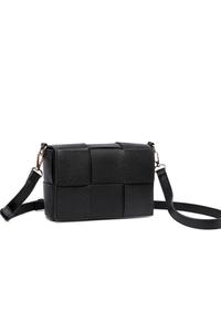 Тканая сумка через плечо Raffaella, черный