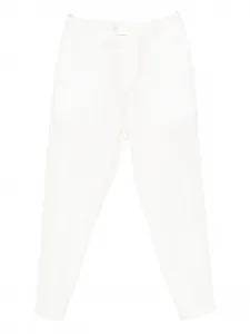 Брюки с застежкой на пуговицы YES LONDON, белый