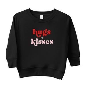 Графический свитшот youth ultra-soft hugs and kisses The Juniper Shop, Black