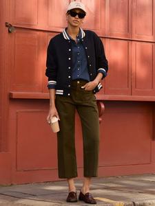 Куртка-бомбер Terri Baukjen, Classic Navy/Cream