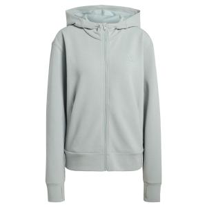 Adidas Performance Атлетическая худи на молнии 'Designed 4 Training Full-Zip Hooded' в светло-зеленом цвете