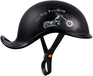 Винтажный мотоциклетный шлем с открытым лицом, ретро-бейсболка, полушлем, мотоциклетный шлем, ретро-бейсболка, полушлем, реактивный шлем, взрослая бейсболка с козырьком qloijnv, J