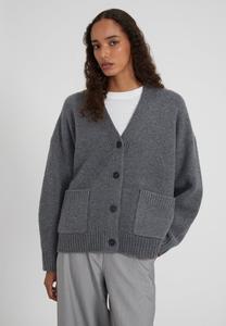 Кардиган Style Republic MERINO OVERSIZED , Dark Grey Melange/Mottled Dark Grey