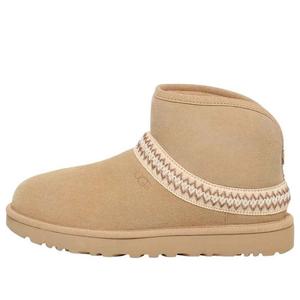 Кроссовки (WMNS) UGG Classic Mini Crescent 'Mustard Seed', коричневый