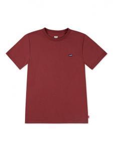 Детская хлопковая футболка с короткими рукавами летучая мышь Levi's, Red Pear