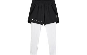 Спортивные шорты мужские HOTSUIT, черный/серебристо-белый