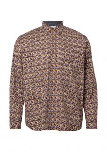 Рубашка на пуговицах классического кроя s.Oliver, бордовый