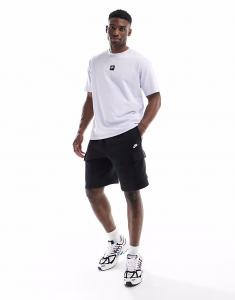 Флисовые шорты-карго Club черного цвета Nike