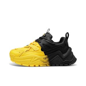 Низкие массивные кеды Mango Shoes унисекс, черно-желтые Daisy Fellowes, Black Yellow