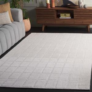 Ковер SAFAVIEH, 153 x 244 см, - коллекция Genre - цвет Ivory, ручная работа из шерсти, идеально для гостиной, спальни, столовой (GRE451A)