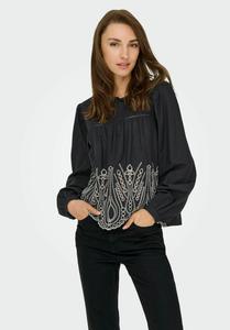 Блуза JDY Blouse, Black/Brown