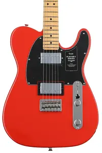 Электрогитара Fender Player II Telecaster HH - кораллово-красная с грифом из клена