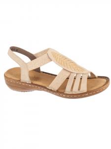 Классические босоножки rieker, бежевый
