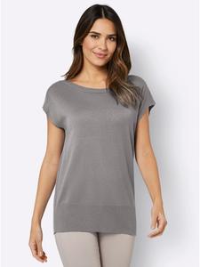 Жилет-свитер Sieh an!, каменно-серый