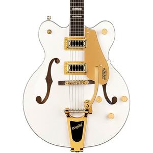 Gretsch Guitars G5422TG Electromatic Classic Hollowbody Double-Cut с Bigsby и золотой фурнитурой Электрогитара Snow Crest White