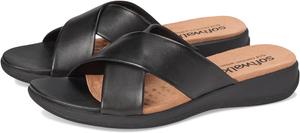 Сандалии SoftWalk Tillman, Black Soft Nappa Leather