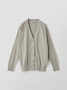 Хлопковый вязаный кардиган с V-образным вырезом и длинными рукавами | S4620 | 30G, стандартный крой