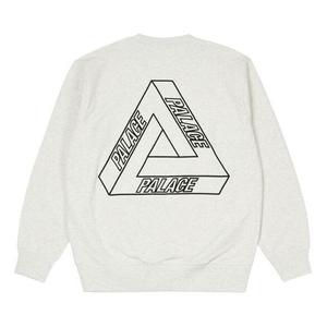 Толстовка outliner mit desigher crew 'light grey marl' Palace, серый