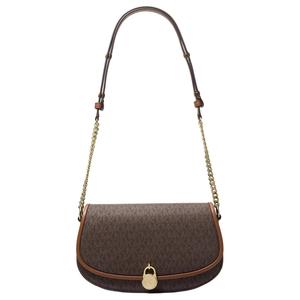 MICHAEL KORS Сумка через плечо из искусственной кожи среднего размера для женщин тёмно-коричневая