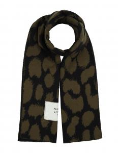 Шарф Maison Kitsuné, зеленый