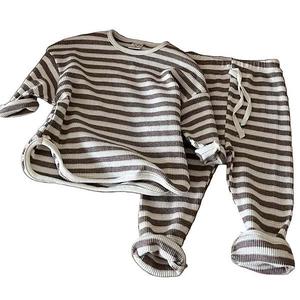 Комплект из вафельной ткани свободного кроя Mykids-Usa, Brown